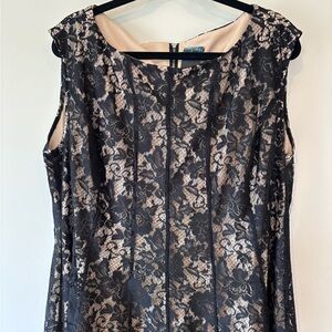 Black Lace Cocktail Dress.